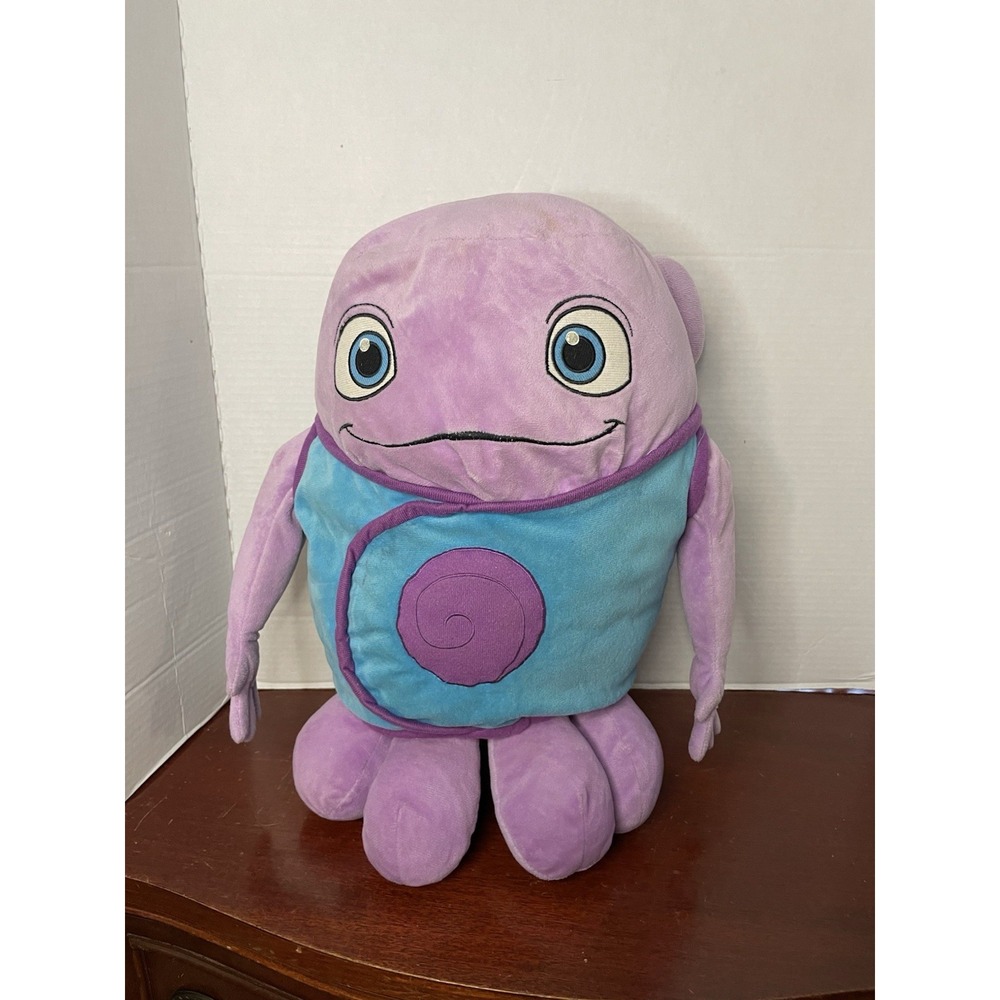 Home Alien Plush Oh Boov Dreamworks  18" 2015 Purple